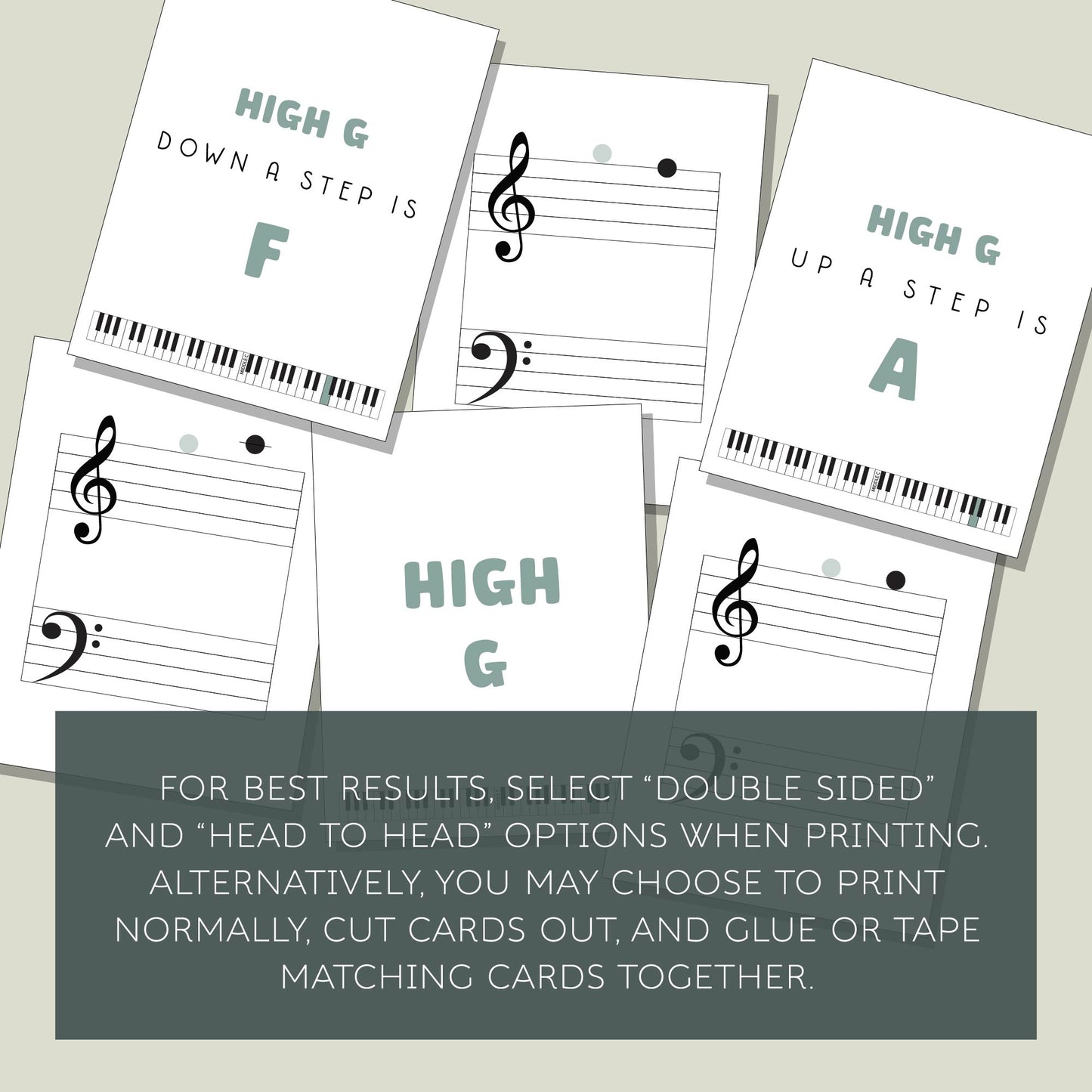 Note Mastery Landmark Flashcards