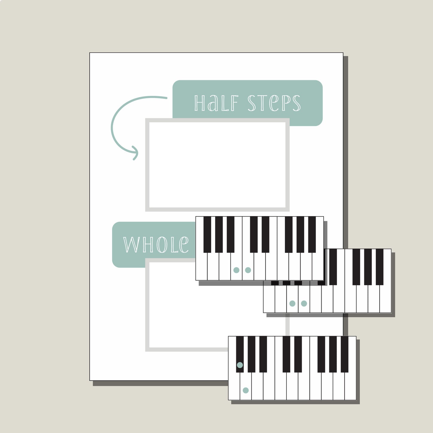 Half Step + Whole Step Sorting
