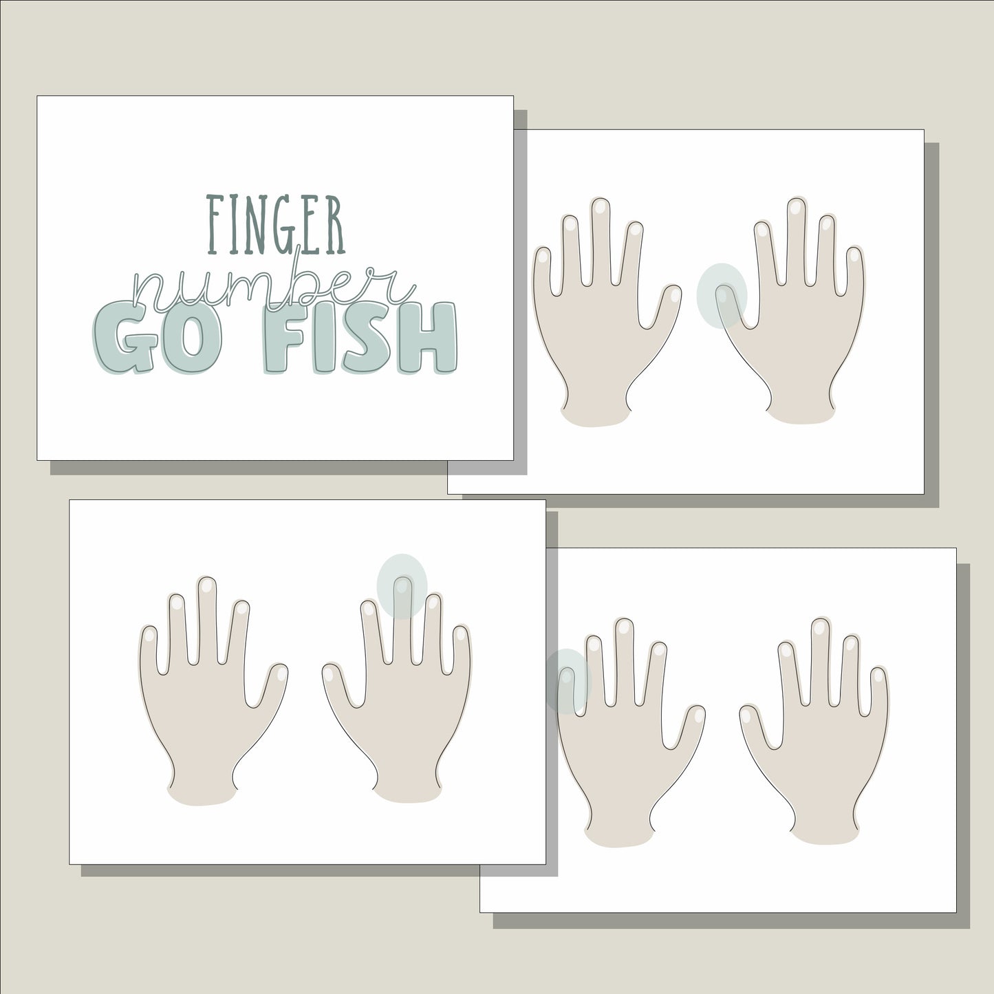 Finger Number Go Fish