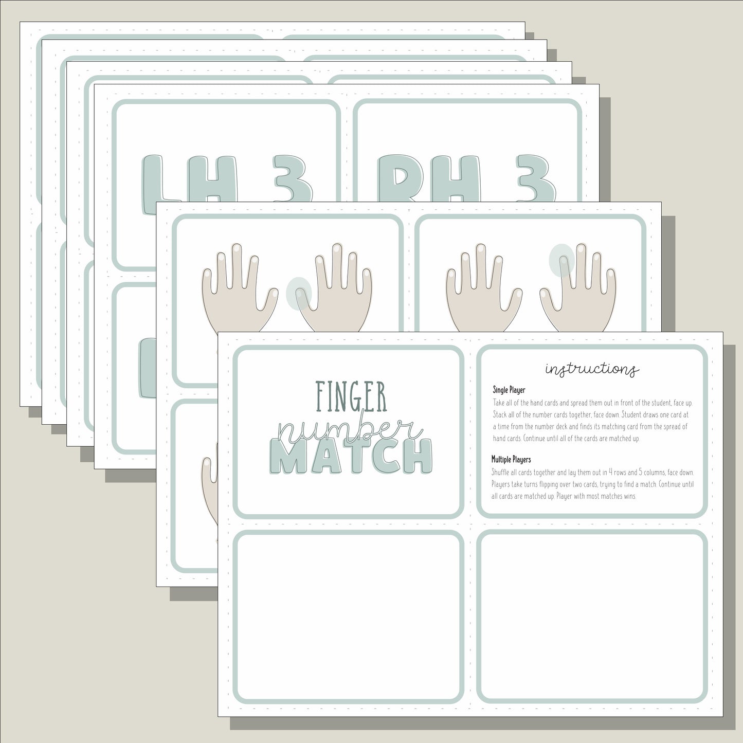 Finger Number Match