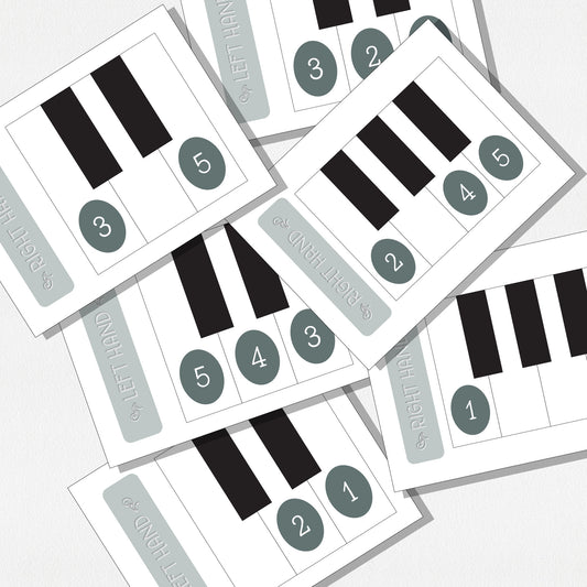 Finger Tapping Challenge Cards