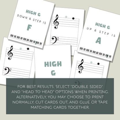 Note Mastery Landmark Flashcards