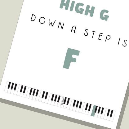 Note Mastery Landmark Flashcards
